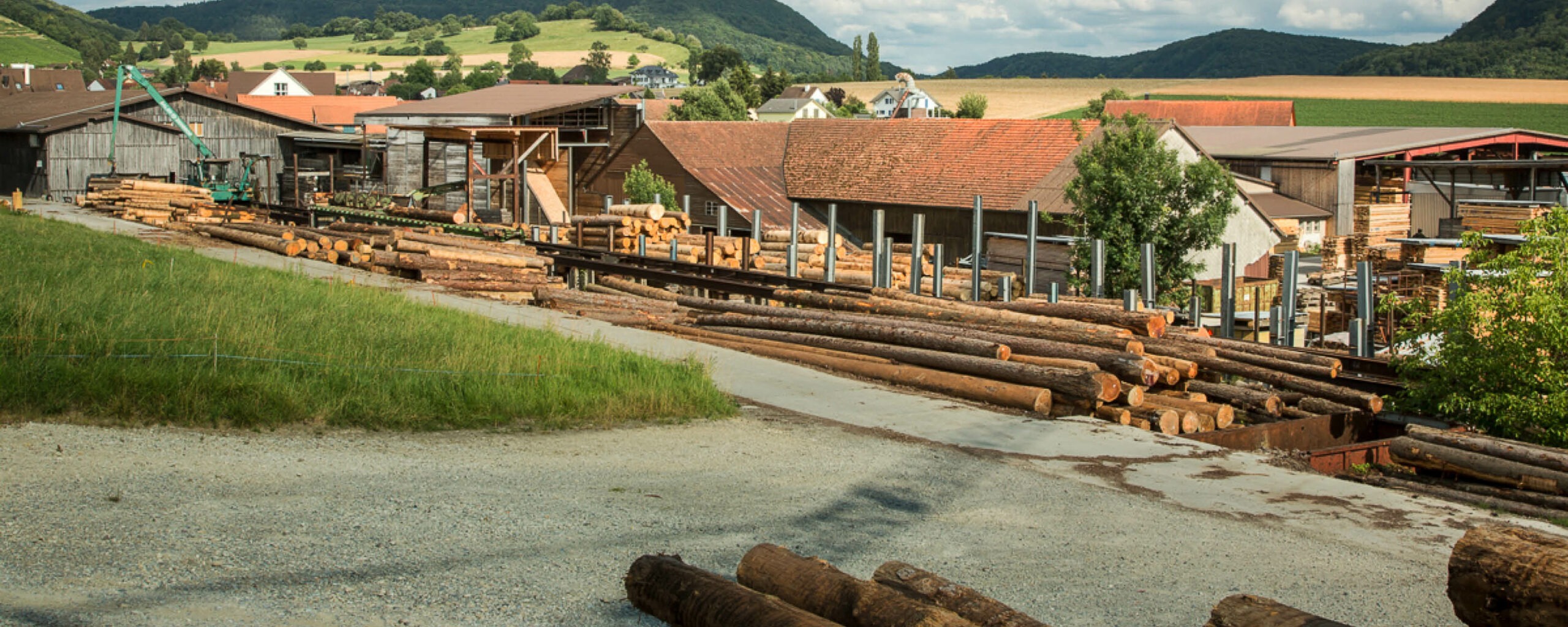 Rundholzplatz